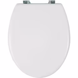 Très classique, l'abattant blanc Bali de Wenko allie fonctionnalité et confort lavec sa ovale classique. L'abattant est fabri ...