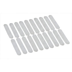 Lot de 20 autocollants antidérapant plastique, transparent