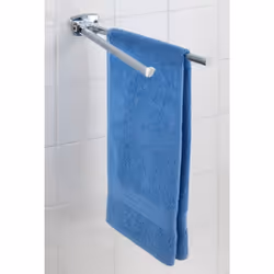 Le porte-serviettes très chic et stylisé de la série Basic embellit la salle de bain. L'acier inox massif haut de gamme, à l' ...