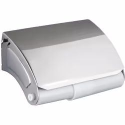 Le porte-rouleaux de papier hygiénique très chic et stylisé de la série Basic embellit la salle de bain. L'acier inox massif  ...