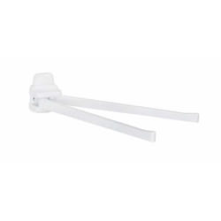 WENKO 17938100 Support de serviette Mural Blanc
