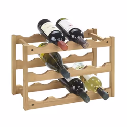 WENKO 18615100, 12 bouteille(s), Bois, Noyer, Cave à vin