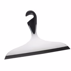 WENKO 18752100 Raclette de douche à une seule lame Noir, Blanc
