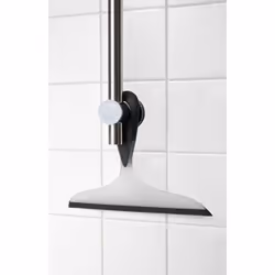 WENKO 18752100 Raclette de douche à une seule lame Noir, Blanc