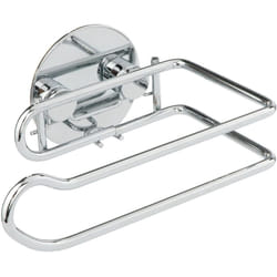 Porte Papier toilette Mural, Dérouleur papier toilette fixation sans perçage Turbo-Loc®, Acier , 14x6x9 cm, brillant - Wenko