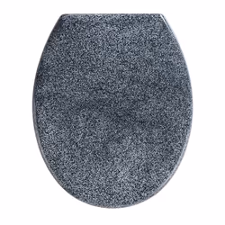 WENKO 18902100, Allongé, Abattant rigide, Gris, Duroplast, 2,2 kg, 37,5 cm