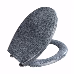 WENKO 18902100 siège de toilette Abattant rigide Duroplast Gris