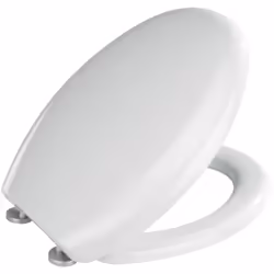 Abattant WC premium blanc aux finitions haut de gamme et fabriqué en thermoplastique, le Mira ne pèse que 1,6 kg et il est do ...