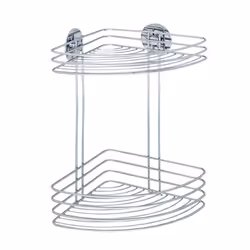 WENKO Turbo-Loc étagère d'angle à 2 rayons