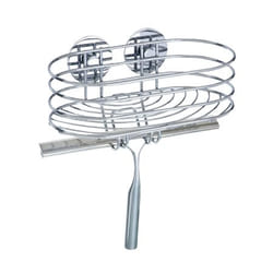 WENKO Turbo-Loc tablette murale avec raclette de douche