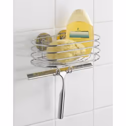 WENKO Turbo-Loc tablette murale avec raclette de douche