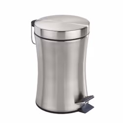 WENKO Urban Poubelle Pedale Pieno Inox 3L, 170 mm, 235 mm, 255 mm, 920 g