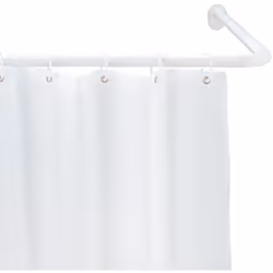 Description générale La barre de douche universelle en aluminium blanc clair est conçue pour suspendre des rideaux de douche  ...