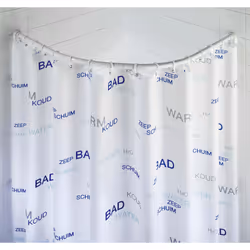 WENKO Barre de douche ronde