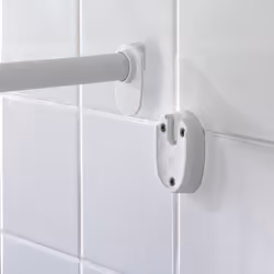 WENKO Barre de douche ronde