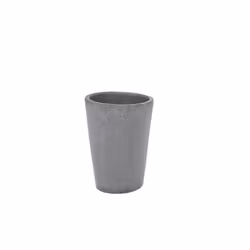 WENKO Black & White Gobelet à dents Pebble Stone Gris