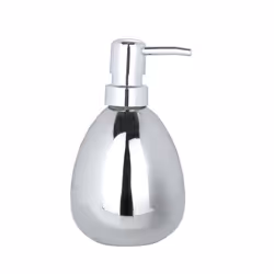 WENKO Distributeur de savon Polaris Chrome, 95 mm, 90 mm, 162 mm, 376 g