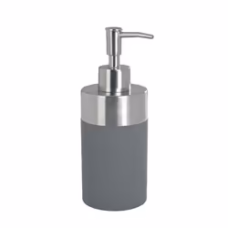 WENKO Distributeur de savon Creta Grey, 82 mm, 70 mm, 176 mm, 138 g