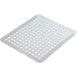Fond d'évier Opal, Tapis d'évier de protection contre les rayures, protection vaisselle, Caoutchouc, 31 x 27 cm, transparent - Wenko