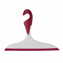 WENKO 20176100, Raclette de douche à une seule lame, Rose, Blanc, Plastique, Caoutchouc, 230 mm, 170 mm