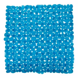 Tapis de douche - WENKO - Paradise - Antidérapant - PVC - 54x54 cm - Turquoise