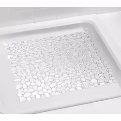 WENKO Tapis de douche Paradise Transparent 54 x 54 cm