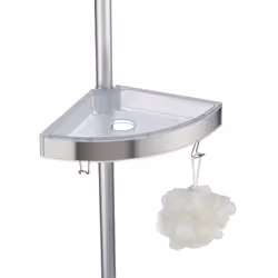 WENKO Premium étagère murale de salle de bain Aluminium, Plastique