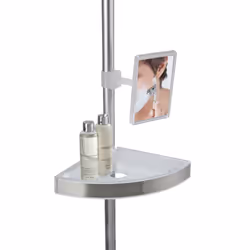 WENKO Premium étagère murale de salle de bain Aluminium, Plastique - Vue supplémentaire 4