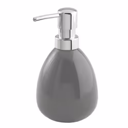WENKO Distributeur de savon Polaris Grey, 95 mm, 90 mm, 162 mm, 376 g
