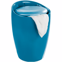 Le tabouret de salle de bain et panier à linge tendance Candy est fabriqué en plastique ABS ultra résistant. Avec sa couleur ...