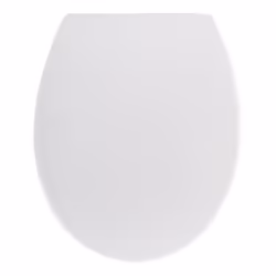 Abattant WC - WENKO - Cento - Duroplast antibactérien - Fixation en acier inox - Déclipsable