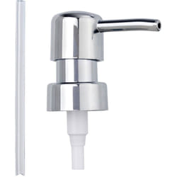 Wenko - Pompe de remplacement pour distributeur savon Liquide, design arrondi, Plastique, ø 28 mm, Chromé