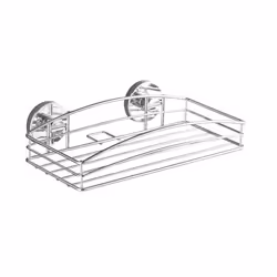 WENKO 20883100, Acier, Chrome, Mural, Panier pour douche, 260 mm, 140 mm