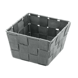 WENKO Adria Mini Panier de rangement Rectangulaire Polypropylène (PP) Gris