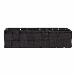 WENKO Adria Compartiment de rangement Rectangulaire Plastique, Polypropylène (PP) Noir