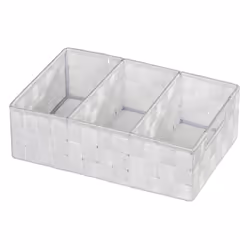 WENKO Adria, Compartiment de rangement, Blanc, Rectangulaire, Plastique, Polypropylène (PP), Monochromatique, 320 mm