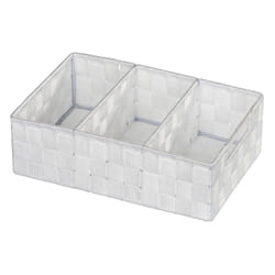WENKO Adria Compartiment de rangement Rectangulaire Plastique, Polypropylène (PP) Blanc