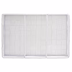 WENKO Adria Compartiment de rangement Rectangulaire Plastique, Polypropylène (PP) Blanc