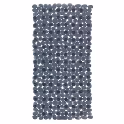 WENKO Paradise, Tapis de bain anti-dérapant, Adultes, Anthracite, PVC, 710 mm, 360 mm
