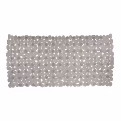 WENKO Paradise, Tapis de bain anti-dérapant, Taupe, PVC, 360 mm, 710 mm, 650 g