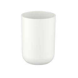 WENKO Colours Gobelet à dents Brasil Blanc