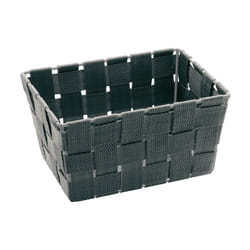 WENKO Panier de rangement Adria Mini Long Gris panier de bain