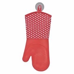 WENKO Gants de cuisine Silicone Rouge 1 paire