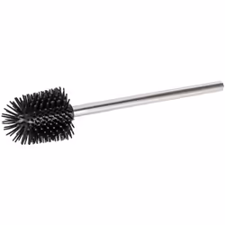 La brosse WC haut de gamme est idéale comme brosse de rechange pour les ensembles WC. Le manche est fabriqué en acier inox br ...