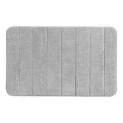 WENKO Tapis de bain Mélange gris clair 50 x 80 cm