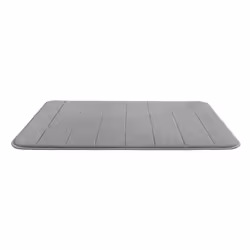 WENKO Tapis de bain Mélange gris clair 50 x 80 cm