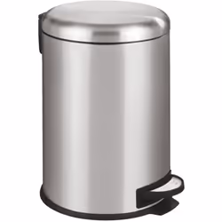 Cette poubelle à pédale haut de gamme de la série Leman convainc par sa qualité en acier spécial inox. Sa surface dépolie et  ...
