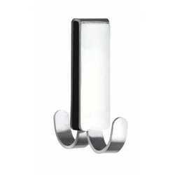 WENKO Crochet double de paroi de douche Vieste acier inox, mat