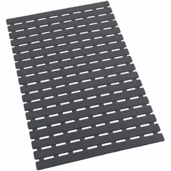 Offrez-vous style et confort dans votre salle de bain ! Le pratique tapis de baignoire Arinos en gris garantit plus de sécuri ...