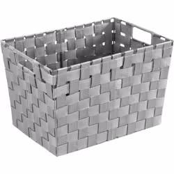 Avec ce panier gris tendance, vous apportez une optique nouvelle dans tout le ménage et placez des notes de bon goût. Dans la ...